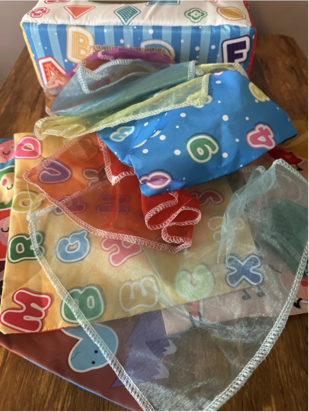Baby Tissue Box Sensory Toy - Montessori Toys For Babies 6-12 Months